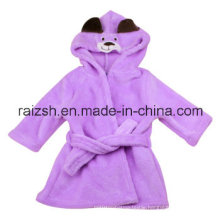 Baby Coral Fleece Bathrobe with Hood